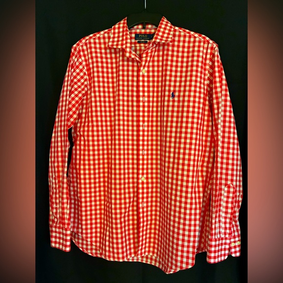 Polo Ralph Lauren Gingham Oxford Button Down Men’s Shirt. Size Large. - Picture 1 of 5